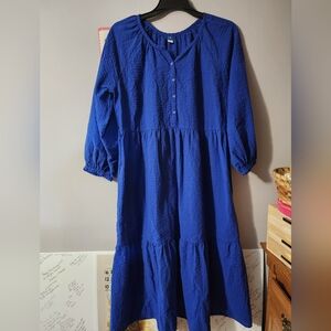Old Navy Women's Blue Maxi Dress